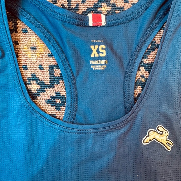 Tracksmith Women's Twilight Crop Tank Navy - New- Size XS - Picture 2 of 6